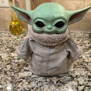 Star Wars Baby Yoda The Mandalorian Hard Head Doll Plush Mattel